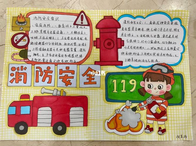119消防日手抄报内容 119消防日手抄报内容简单