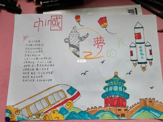 中国人的强国梦手抄报怎么画 中国人的强国梦手抄报怎么画简单