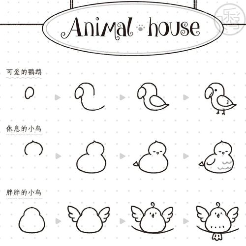 各种小动物简笔画 十种小动物简笔画