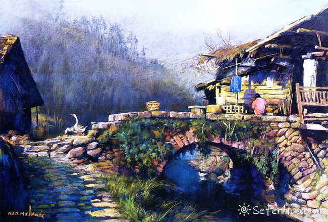 色粉画在中国的传播和发展-色粉画