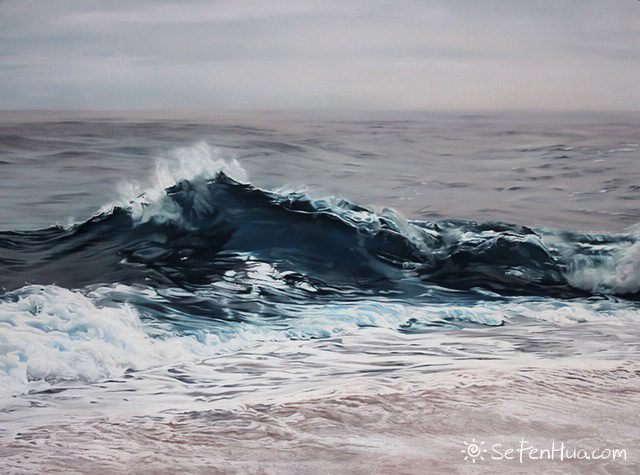 Zaria Forman色粉笔画冰山海洋 Zaria Forman色粉笔画冰山海洋