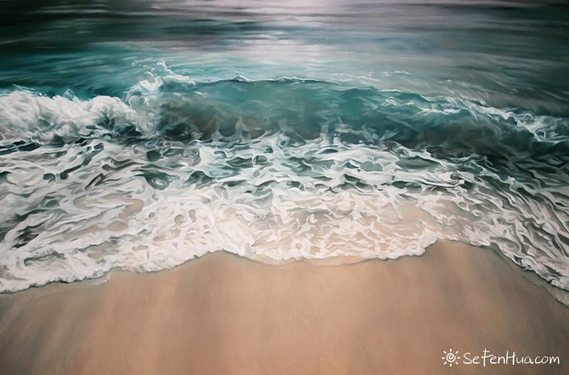 Zaria Forman色粉笔画冰山海洋 Zaria Forman色粉笔画冰山海洋